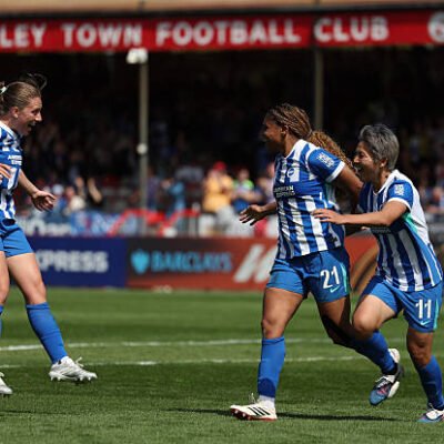 Brighton & Hove Albion WFC 3-2 Manchester City WFC: Haley's brace stuns league leaders in Broadfield thriller